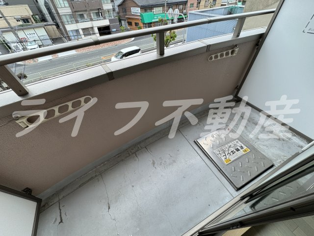 ルミエール大今里のバルコニー|陽当たり良好なバルコニーです