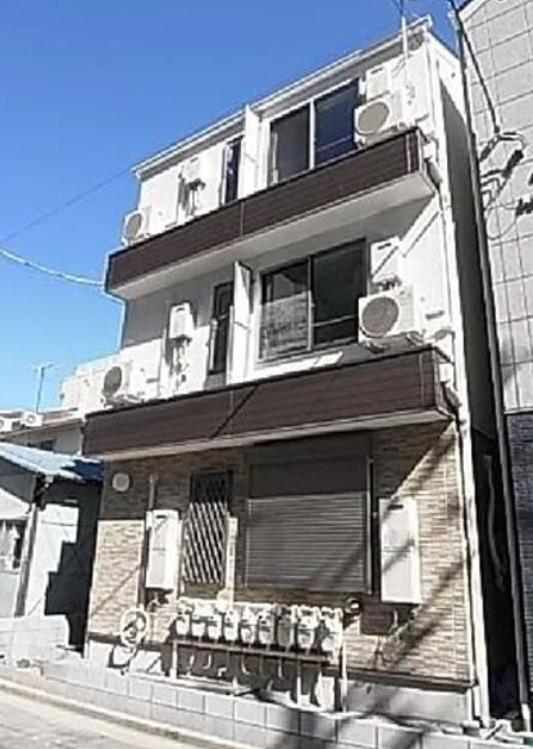 足立区江北７丁目の一棟アパートの外観