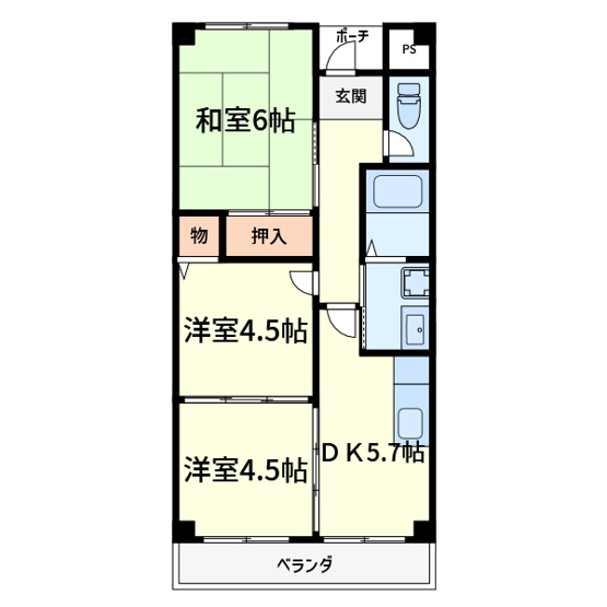 【間取り】 | マンション晃苑