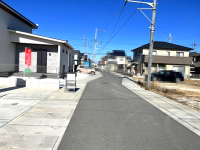 【前面道路含む現地写真】 | グリーンステージ浮孔Ⅲ 5号地