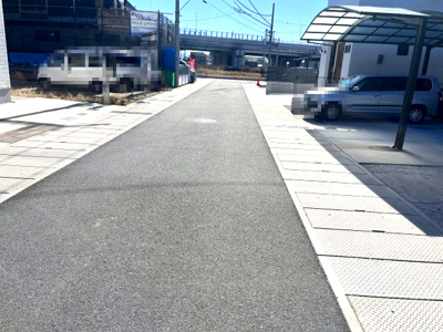 【前面道路含む現地写真】 | グリーンステージ浮孔Ⅲ 5号地