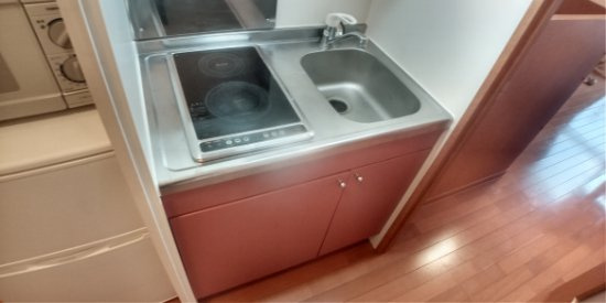 レオパレス稲荷町のキッチン|設備仕様は号室により異なる為、現況を優先致します。