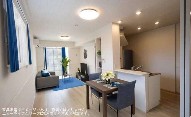 ラ　クラルテ　ａの居間・リビング|使いやすい居間です