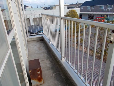 【バルコニー】 | メゾン唐々 | バルコニー付きです