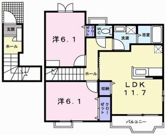 【間取り】 | モーニンググローリーⅡ
