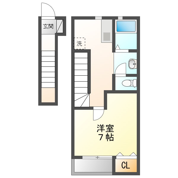 Ａｒｐｅｇｇｉｏ　東棟の間取り
