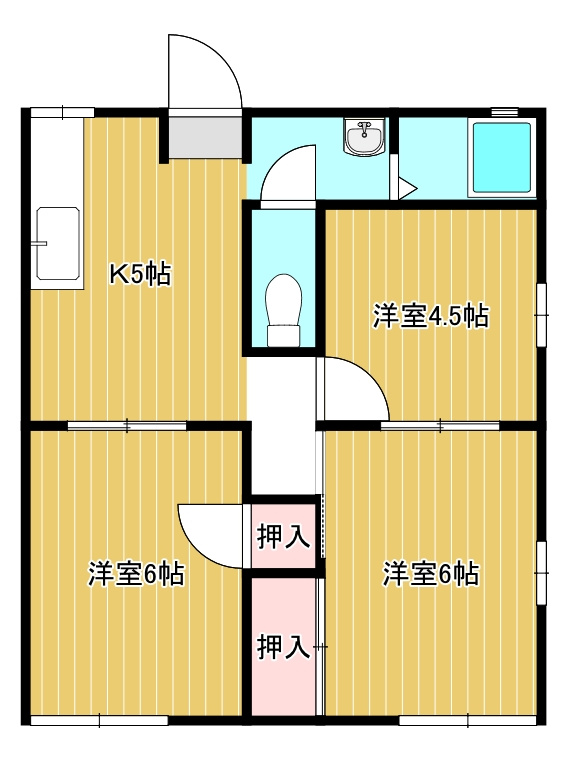 メゾンやまひこCの間取り
