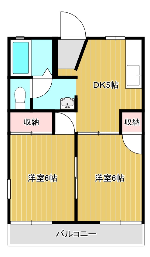メゾンやまひこAの間取り