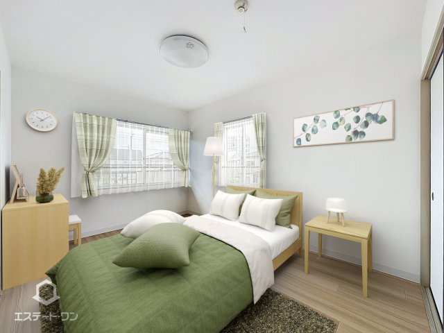 メゾンやまひこAの洋室|ゆったりとしたリビングです