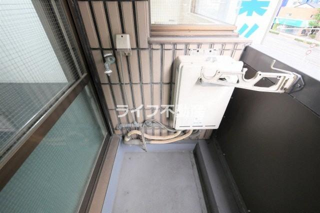 サンシャイン森ノ宮　仲介手数料無料のバルコニー|暖かな日差しのふりそそぐバルコニー