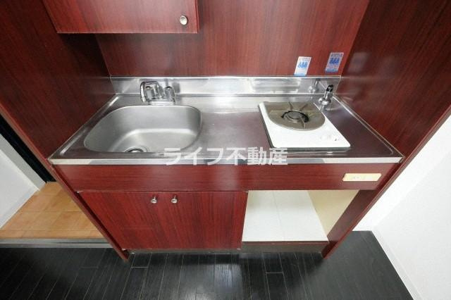 サンシャイン森ノ宮　仲介手数料無料のキッチン|キッチンです