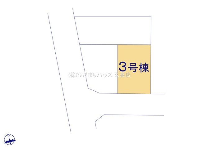 加須市久下２丁目　新築一戸建て　03　いろどりアイタウンの区画図|全3棟