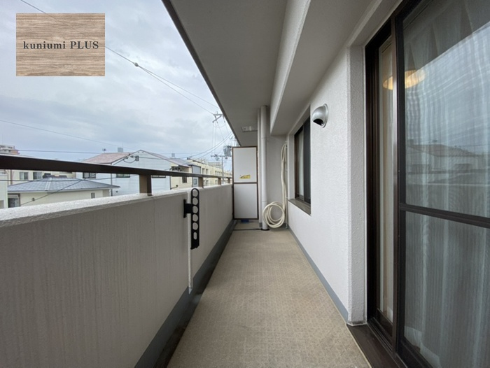 東急ドエル・アルス鶴見緑地公園のバルコニー