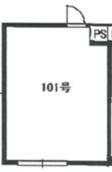 野洲市冨波甲の店舗事務所の間取り