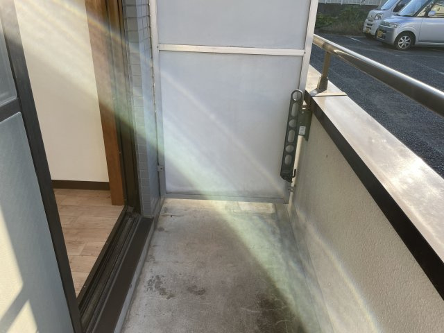 稲城市矢野口の賃貸マンションのバルコニー