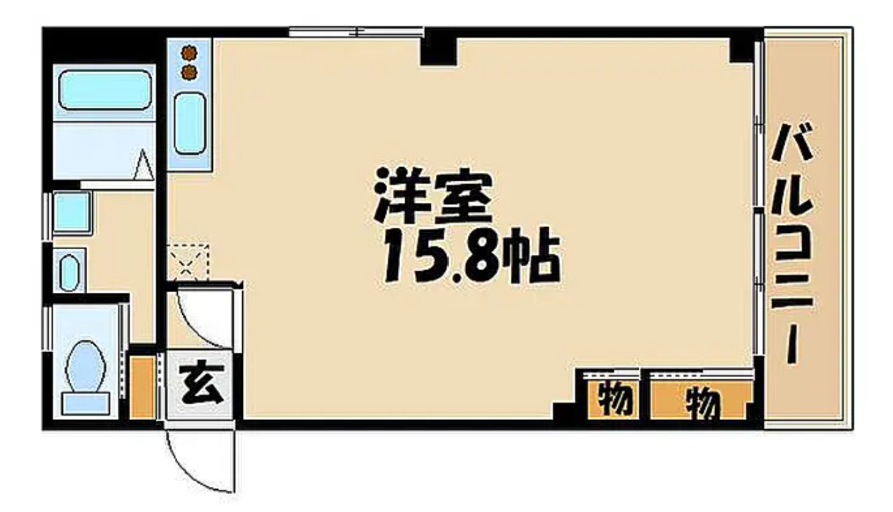 横浜市青葉区青葉台2丁目　一棟マンション　現況満室稼働中の間取り