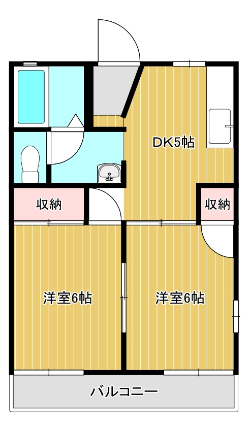 メゾンやまひこBの間取り