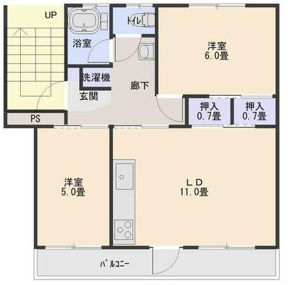 小山ハイコーポの間取り