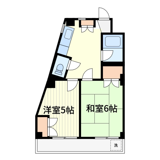 【間取り】 | ローズガーデン二番館