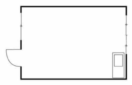 栗東市安養寺７丁目の店舗事務所の間取り