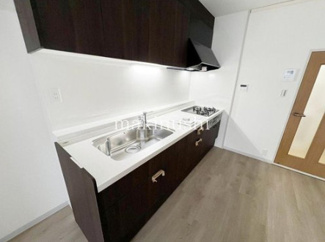 【キッチン】 | エバーグリーン金岡2号棟 | システムキッチンです。