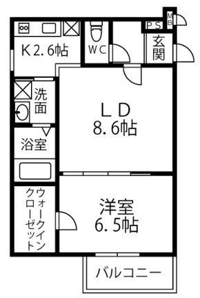 【間取り】 | フジパレス草尾Ⅱ