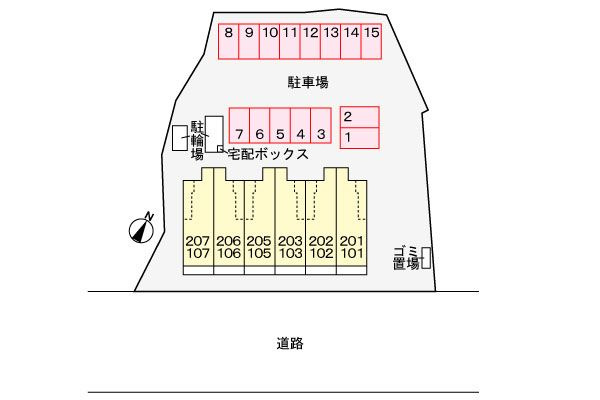 アイリス　　刈谷市近郊の賃貸ならクラスホーム刈谷店の駐車場