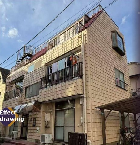 葛飾区四つ木１丁目の一棟マンションの外観