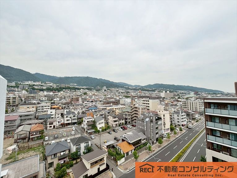 パーク・ハイム六甲道の展望|最上階眺望良好！