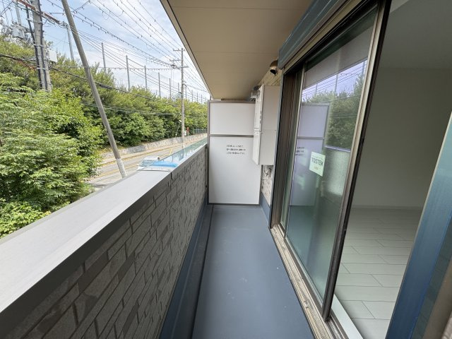 ボヌール緑地公園のバルコニー