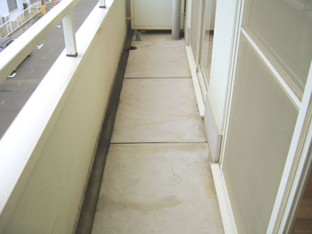 モアフェミンのバルコニー|陽当たり良好なバルコニーです