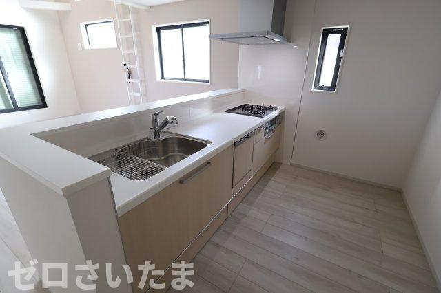 《仲介手数料無料》練馬区貫井３丁目46-29新築一戸建てケイアイスタイルのキッチン