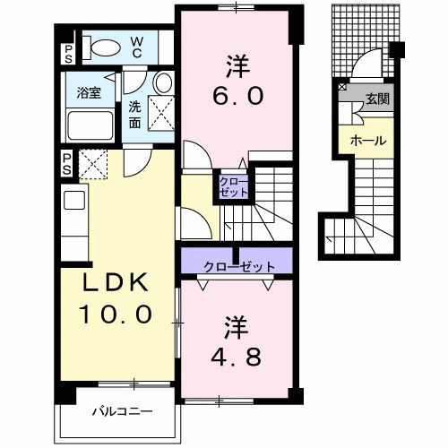 エレガンテⅡの間取り
