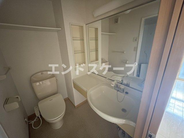 パール・メゾンⅡの洗面所|高崎、前橋、伊勢崎エリアのお部屋探しはエンドスケープまで！お客様の理想お聞かせ下さい♪