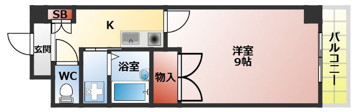 デイグラン香里園北の間取り