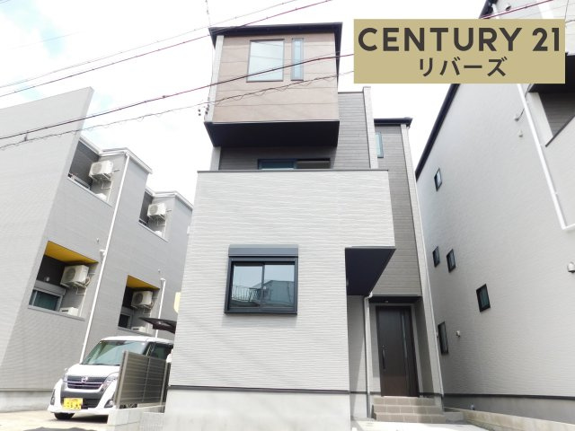 名古屋市西区児玉３丁目の新築一戸建の外観|☆１号棟☆　　残り１棟！！いつでも見学出来ます♪（お問合せ当日、平日、水曜、夜間でもＯＫ）　都市型３階階建！　広々ＬＤＫ１７．２帖！　バルコニー２ヶ所付き♪　周辺環境充実♪