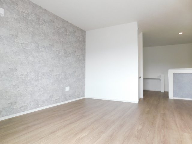 名古屋市西区児玉３丁目の新築一戸建の居間・リビング|◇リビング◇　　明るいリビング１７．２帖　インテリアプランが立てやすいワイドリビング♪