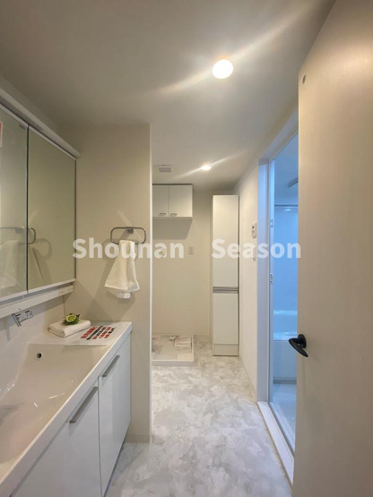 【独立洗面台】 | 気になる水廻りは一直線！毎日の家事効率も上がります♪