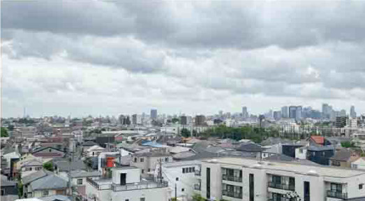 グリーンビレッジ豊玉の展望|7階部分につき、眺望良好です