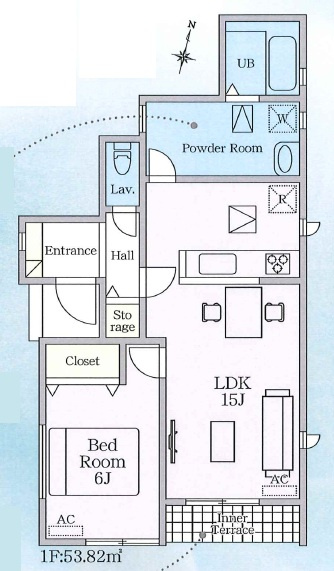 西尾市西幡豆町24-2期　新築分譲住宅　全2棟　1号棟の間取り