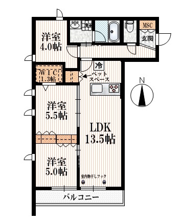 M　Condoの間取り