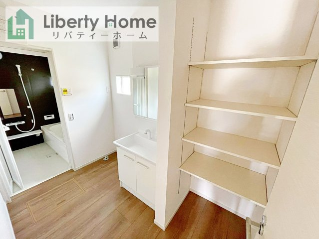 つくば市今鹿島　新築戸建　2号棟の脱衣所