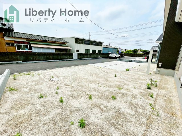 つくば市今鹿島　新築戸建　2号棟の庭