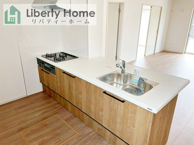 つくば市今鹿島　新築戸建　2号棟のキッチン