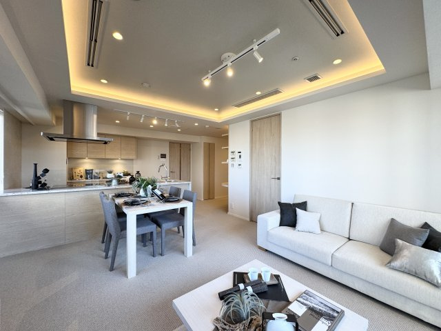 恵比寿ガーデンテラス壱番館の居間・リビング