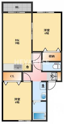 セジュールYMⅢの間取り