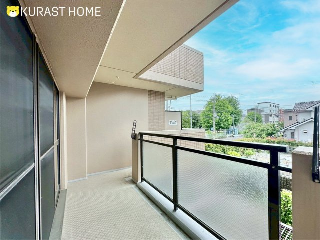 クオレ桂川　2階のバルコニー