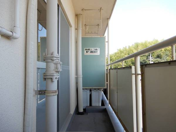 ビレッジハウス願万地2号棟のバルコニー|ビレッジハウスの同一物件・同一タイプの間取りの写真です