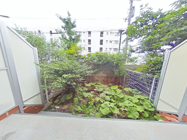 マンション塚口の庭|専用庭