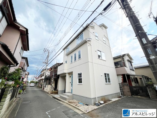 新築／三芳町北永井の前面道路含む現地写真